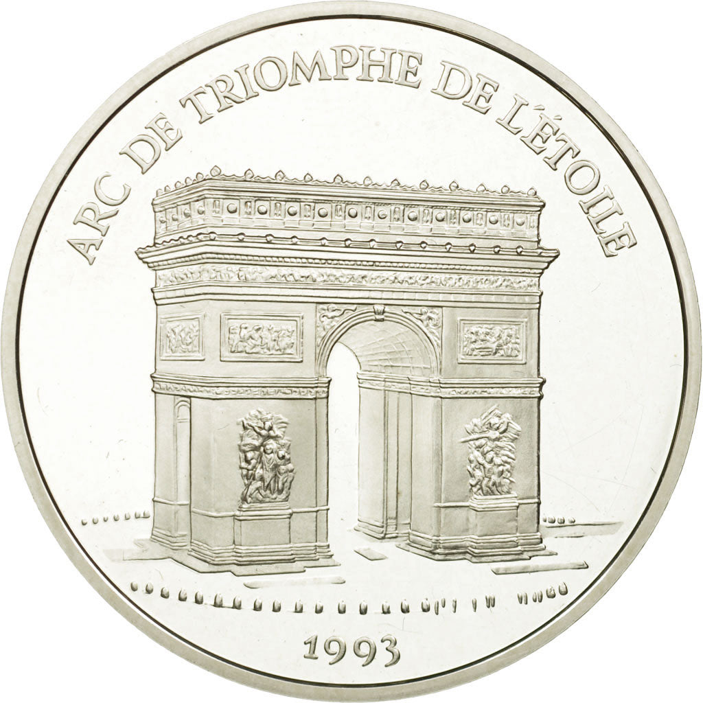 Coin, France, 100 Francs-15 Ecus, 1993, Paris, MS(65-70), Silver, KM:1031