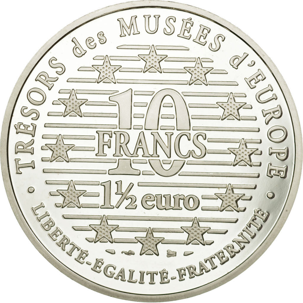 Francia, 10 Francs-1.5 Euro, 1996, Paris, FDC, Argento, KM:1147
