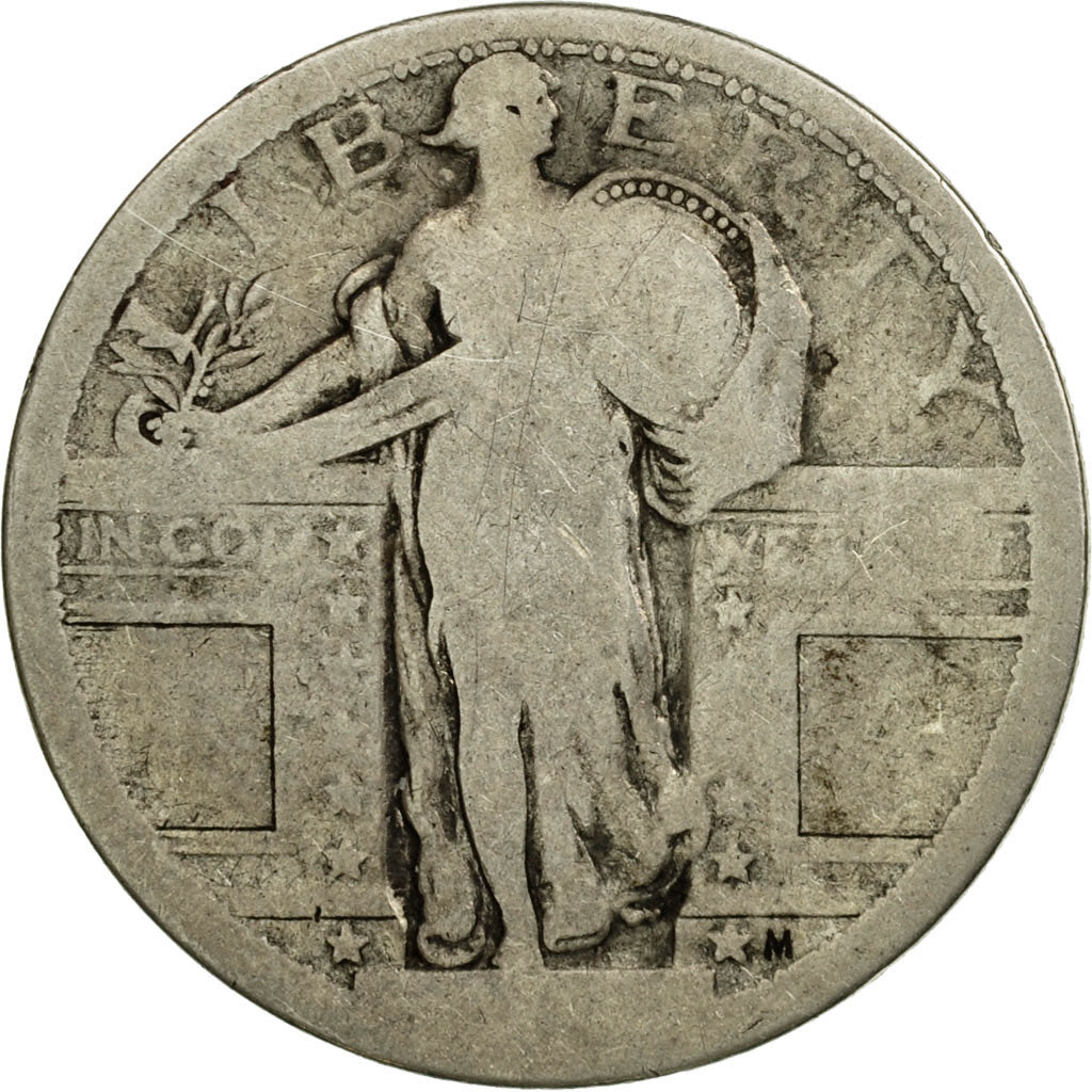 Coin, United States, Standing Liberty Quarter, Quarter, 1917, U.S. Mint