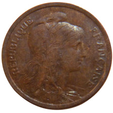 FRANCE, Dupuis, Centime, 1904, Paris, KM #840, AU(50-53), Bronze, 15, Gadoury...