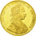 Moneta, Austria, Franz Joseph I, 4 Ducat, 1915, Vienne, Official restrike, FDC