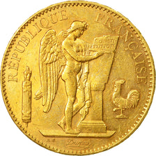 Coin, France, Génie, 100 Francs, 1908, Paris, EF(40-45), Gold, KM:858