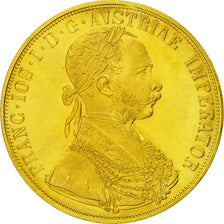 Moneta, Austria, Franz Joseph I, 4 Ducat, 1915, Vienne, Official restrike, SPL+