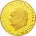 Great Britain, Medal, Winston Churchill, R. Schmidt, AU(55-58), Gold