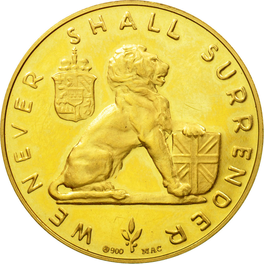 Great Britain, Medal, Winston Churchill, R. Schmidt, AU(55-58), Gold