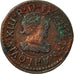 Moneta, Francia, Louis XIII, Double Tournois, 1640, La Rochelle, MB+, Rame