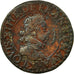 Coin, France, Louis XIII, Double Tournois, 1616, Amiens, VF(30-35), Copper