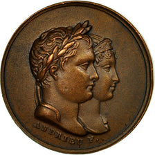 Francia, medalla, Birth of the King of Rome, Napoleon I, 1811, Andrieu, SC