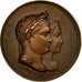 Francia, medalla, Birth of the King of Rome, Napoleon I, 1811, Andrieu, SC