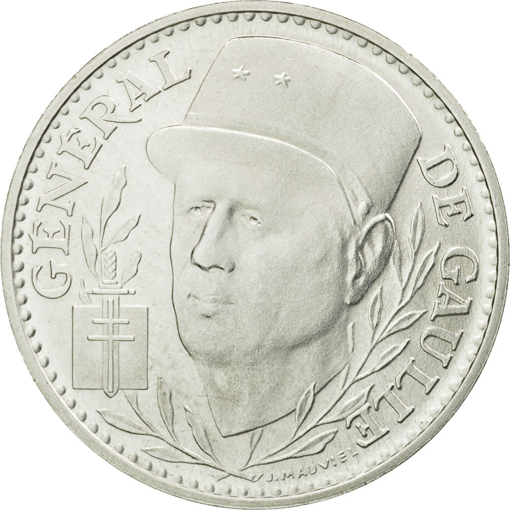 France, Medal, 100e anniversaire de la naissance de Charles de Gaulle, 1990