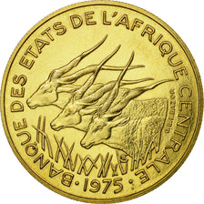 Coin, Central African States, 25 Francs, 1975, Paris, ESSAI, MS(65-70)