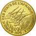Coin, Central African States, 25 Francs, 1975, Paris, ESSAI, MS(65-70)