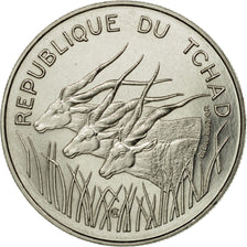 Coin, Chad, 100 Francs, 1971, Paris, ESSAI, MS(65-70), Nickel, KM:E3