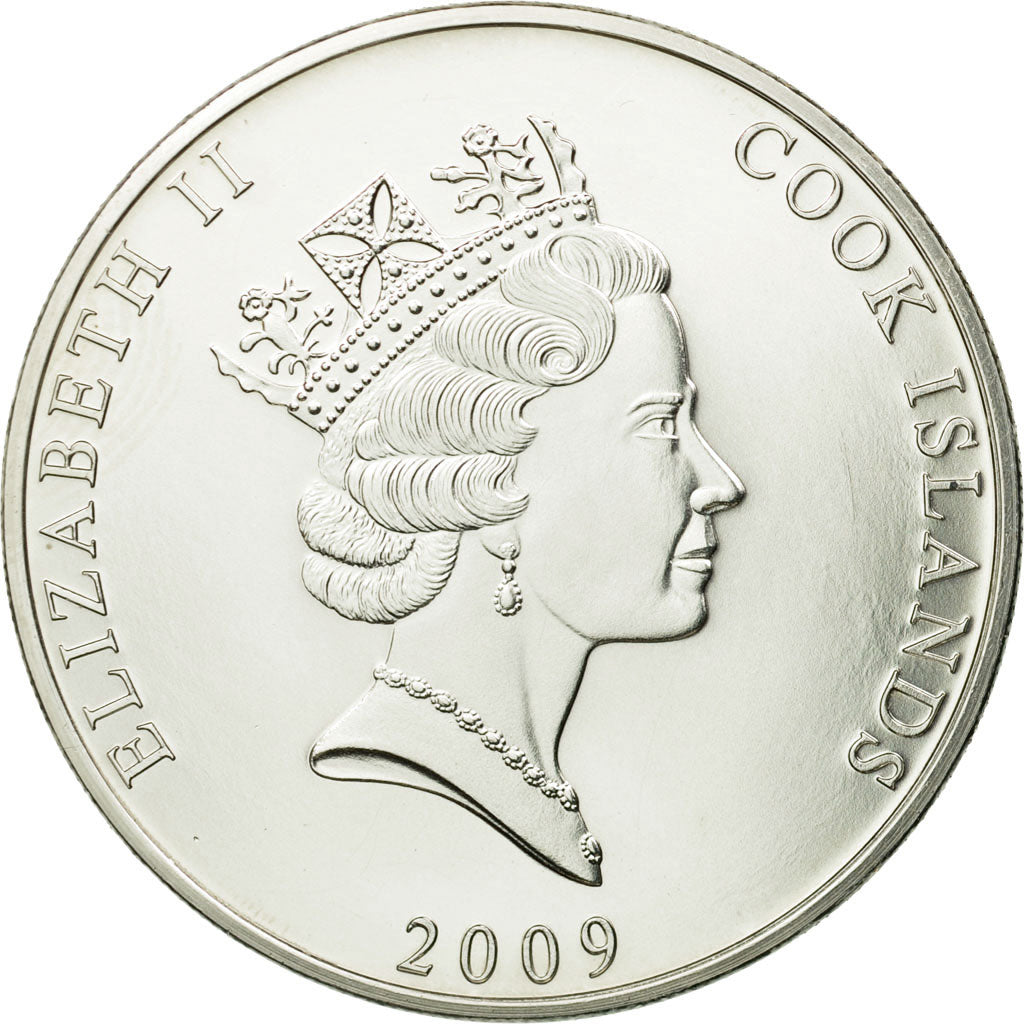 Coin, Cook Islands, Elizabeth II, Dollar, 2009, MS(63), Silver, KM:1473