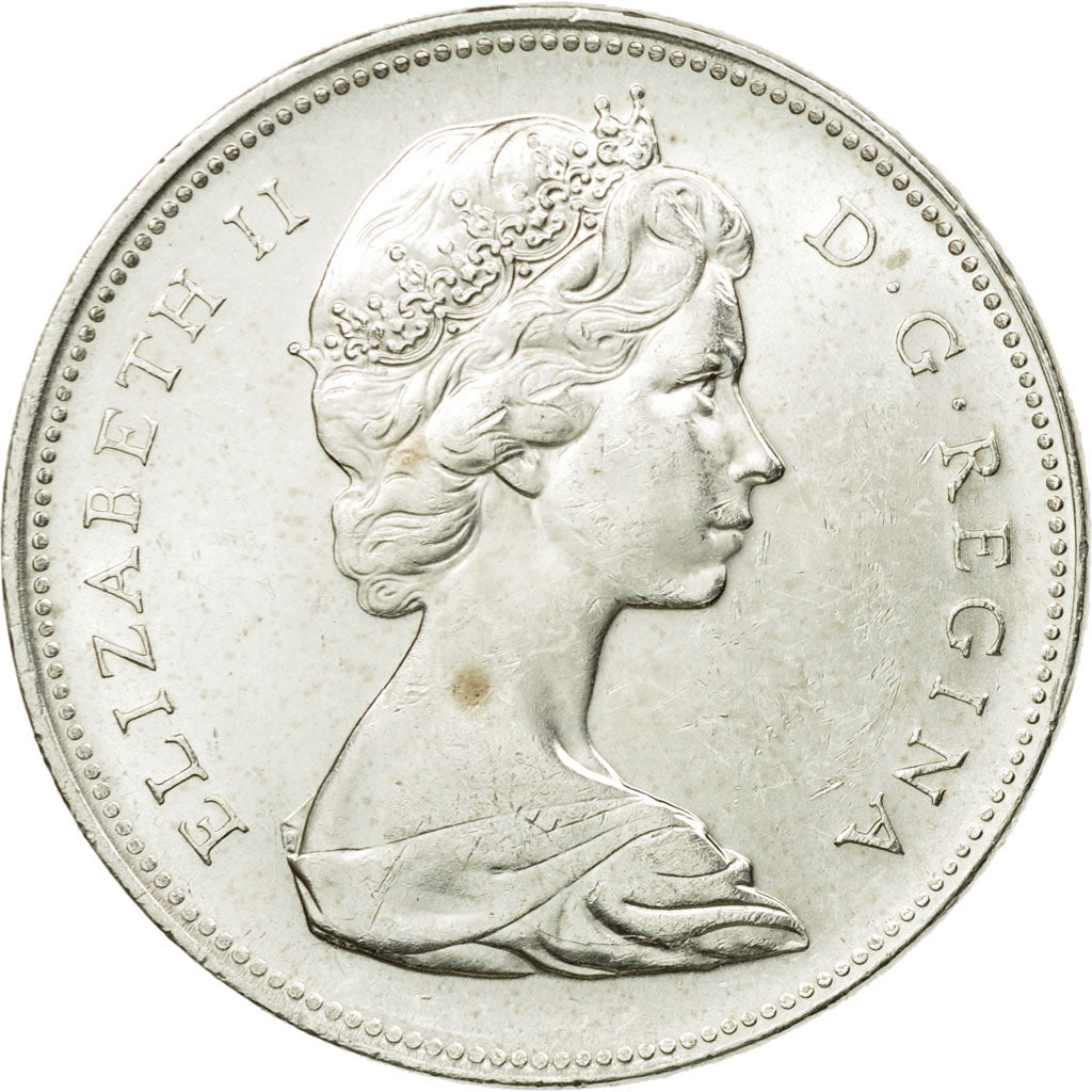 Coin, Canada, Elizabeth II, Dollar, 1966, Royal Canadian Mint, Ottawa
