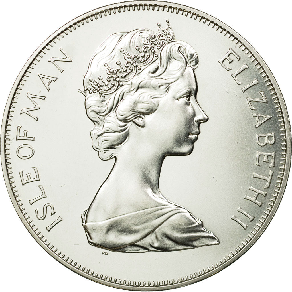 Coin, Isle of Man, Elizabeth II, Crown, 1978, Pobjoy Mint, MS(65-70), Silver