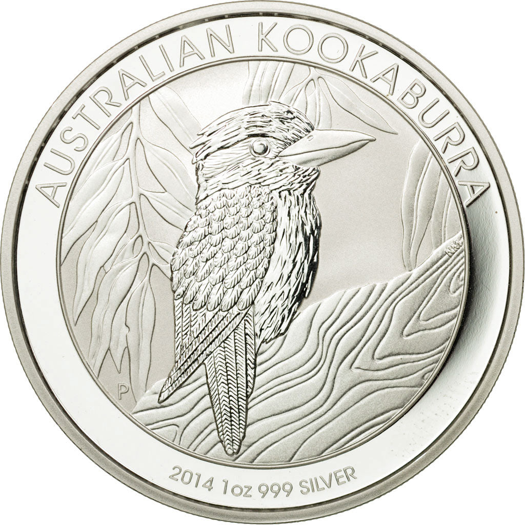 Coin, Australia, Elizabeth II, Australian Kookaburra, Dollar, 2014, Perth