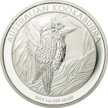 Coin, Australia, Elizabeth II, Australian Kookaburra, Dollar, 2014, Perth