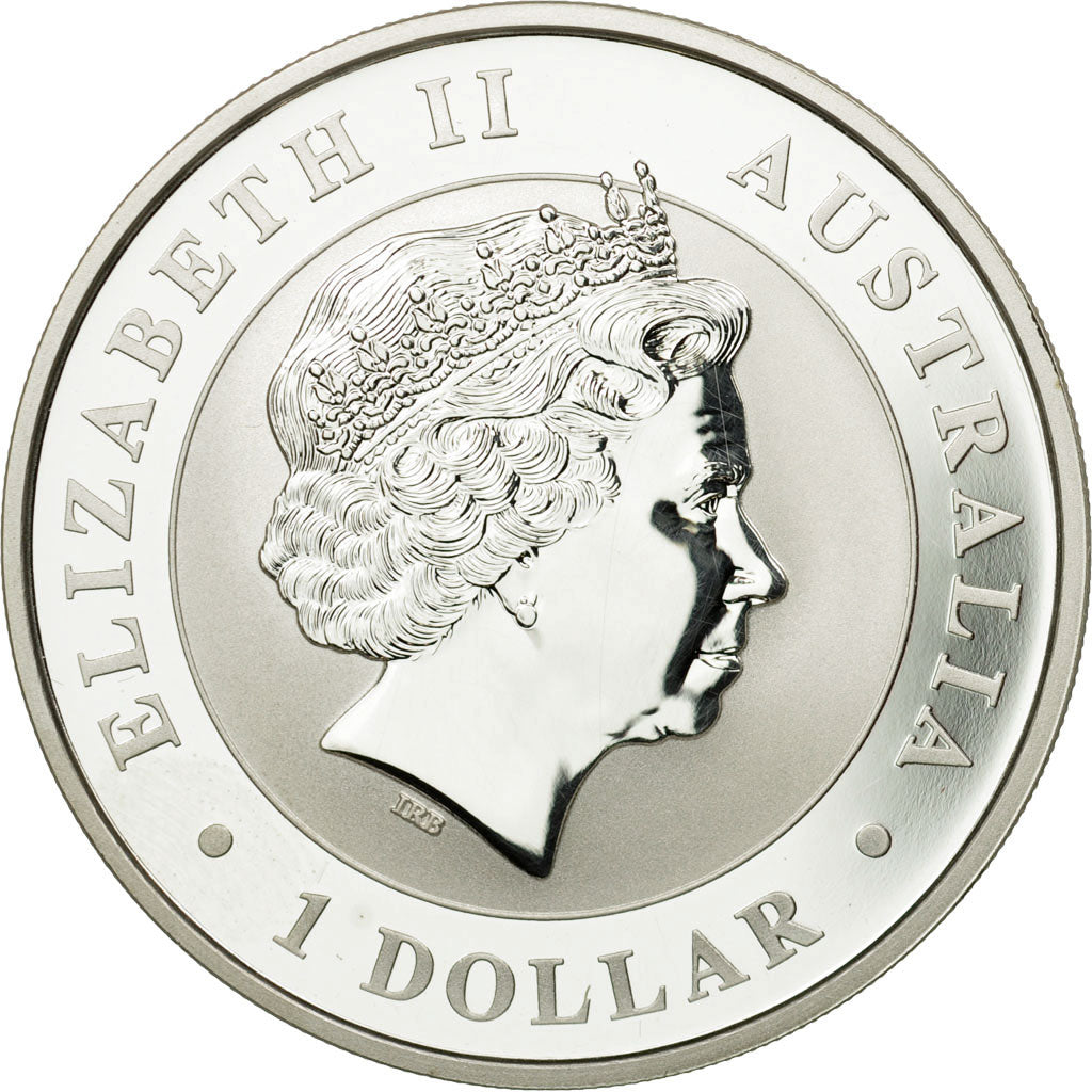 Coin, Australia, Elizabeth II, Australian Kookaburra, Dollar, 2014, Perth
