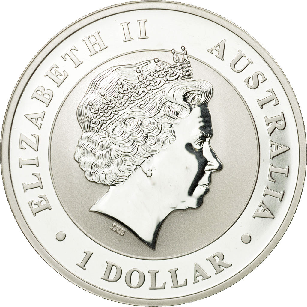 Coin, Australia, Australian Kookaburra, Dollar, 2012, MS(65-70), Silver, KM:1692