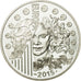 France, 10 Euro, 70 ans de Paix en Europe, 2015, MS(65-70), Silver