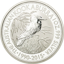 Moneda, Australia, Elizabeth II, Australian Kookaburra, 1 Dollar, 2015, FDC