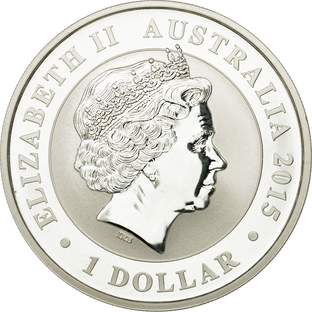 Moneda, Australia, Elizabeth II, Australian Kookaburra, 1 Dollar, 2015, FDC