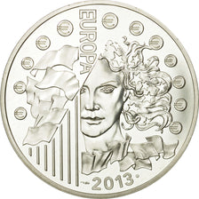 France, Monnaie de Paris, 10 Euro, Traité de l'Elysée, 2013, MS(64), Silver