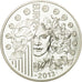France, Monnaie de Paris, 10 Euro, Traité de l'Elysée, 2013, MS(64), Silver