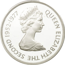 Coin, Falkland Islands, Elizabeth II, 50 Pence, 1977, MS(65-70), Silver, KM:10a
