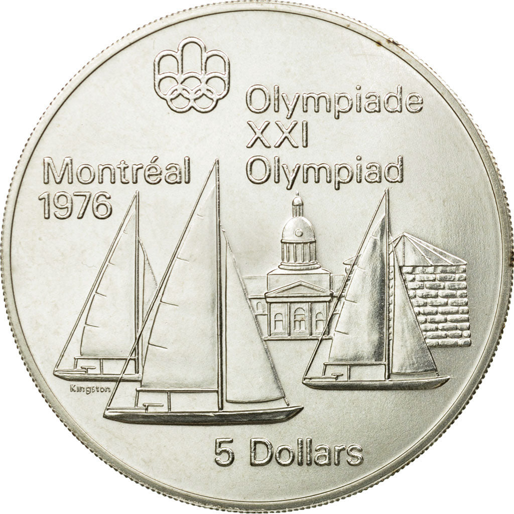 Coin, Canada, Elizabeth II, 5 Dollars, 1973, Royal Canadian Mint, Ottawa