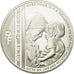 France, Mother Teresa, 10 Euro, 2010, MS(65-70), Silver, KM:1695