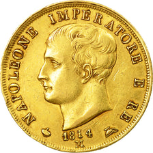 Coin, ITALIAN STATES, KINGDOM OF NAPOLEON, Napoleon I, 40 Lire, 1814, Milan