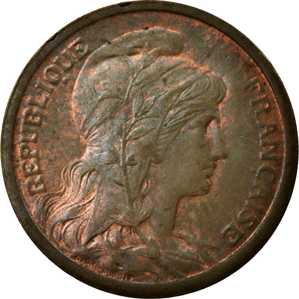Moneta, Francia, Dupuis, Centime, 1912, Paris, SPL-, Bronzo, KM:840, Gadoury:90