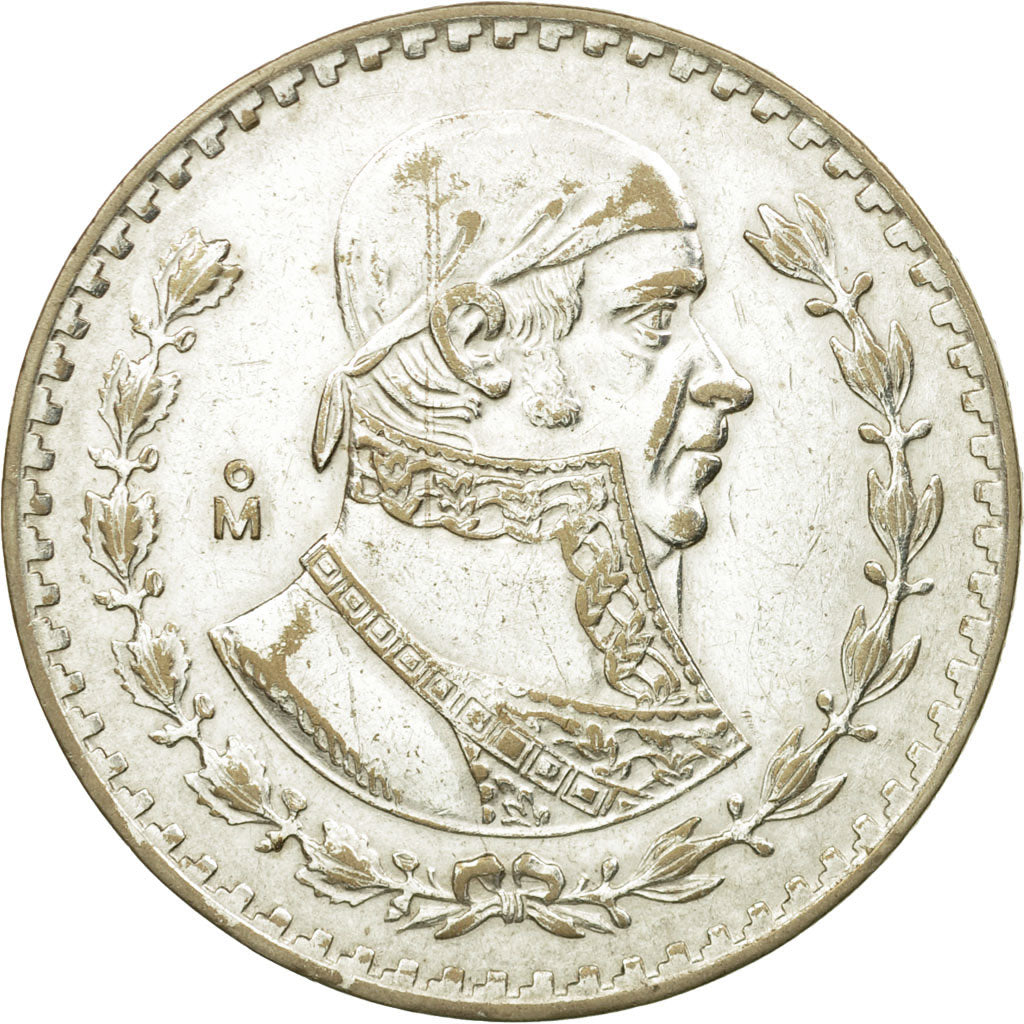 Coin, Mexico, Peso, 1962, Mexico City, EF(40-45), Silver, KM:459