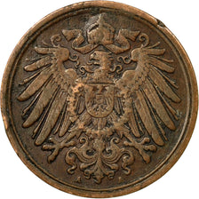 Coin, GERMANY - EMPIRE, Wilhelm II, Pfennig, 1904, Berlin, EF(40-45), Copper