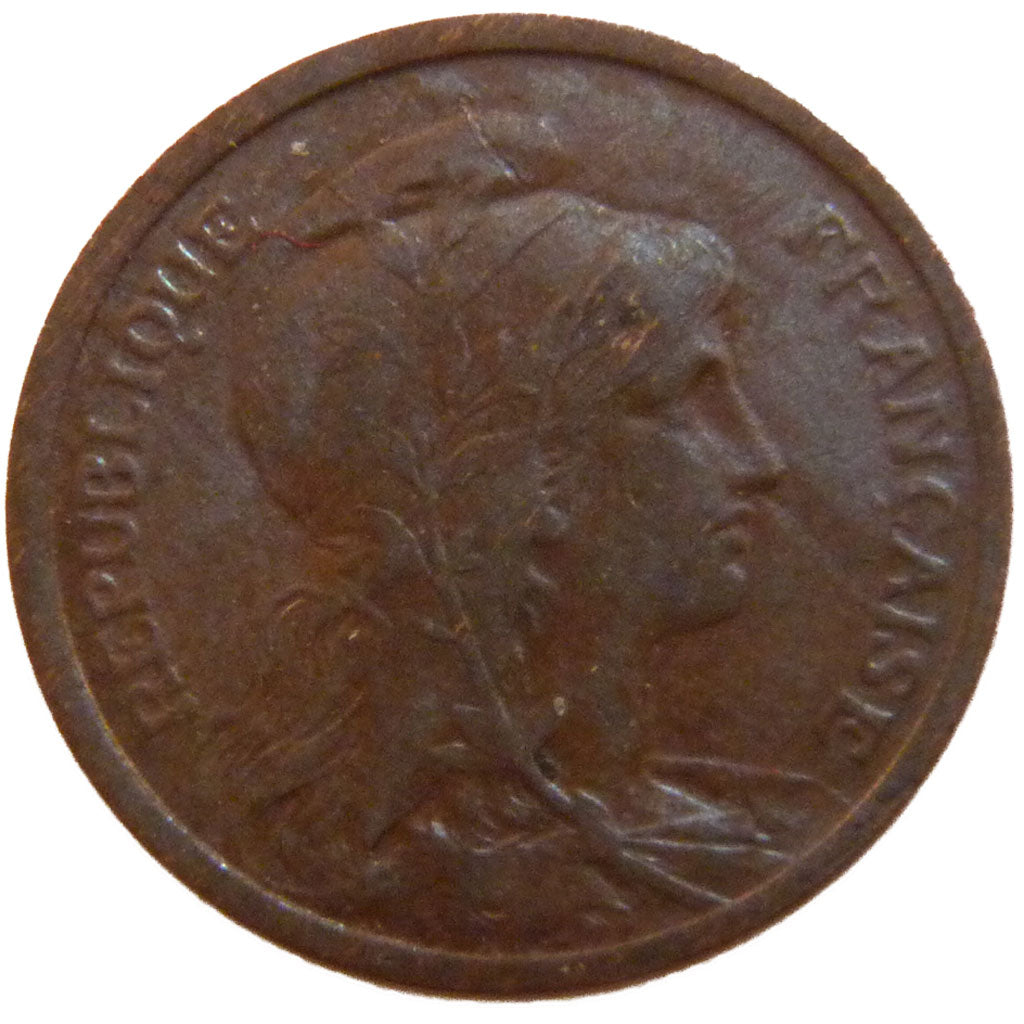 FRANCE, Dupuis, Centime, 1912, Paris, KM #840, AU(55-58), Bronze, 15, Gadoury...