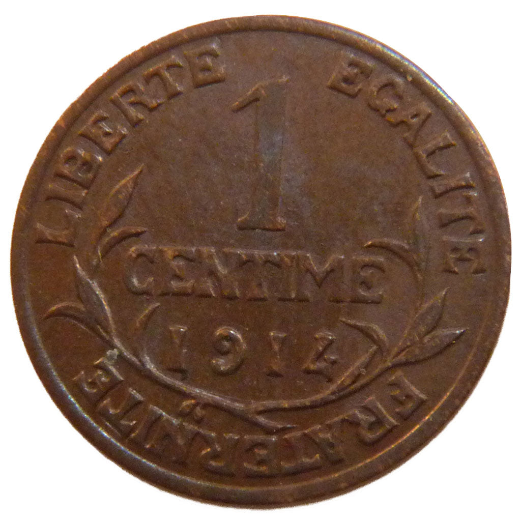 FRANCE, Dupuis, Centime, 1912, Paris, KM #840, AU(55-58), Bronze, 15, Gadoury...