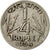 Munten, INDIAASE REPUBLIEK, 1/4 Rupee, 1954, Calcutta, ZF, Nickel, KM:5.3