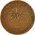 Coin, Bahrain, 10 Fils, 1965, EF(40-45), Bronze, KM:3