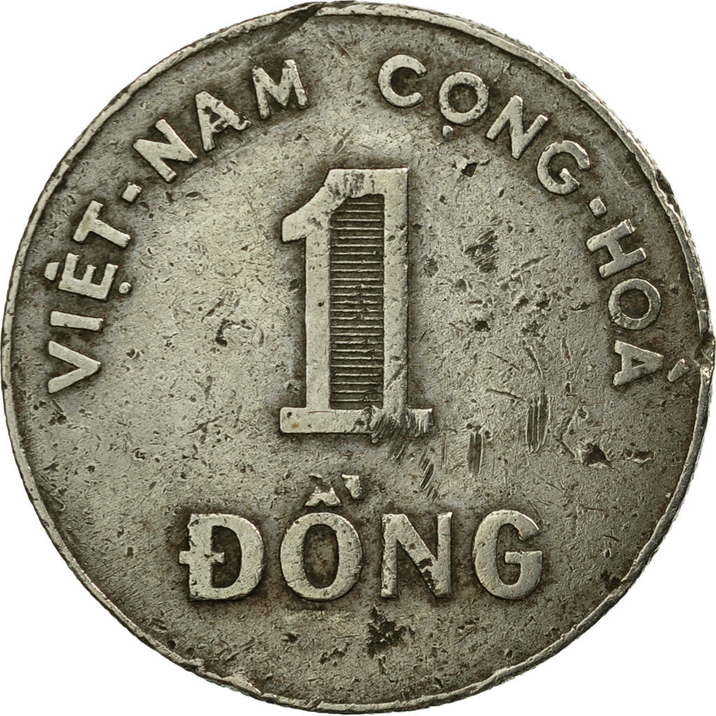 Moneta, Vietnam, STATE OF SOUTH VIET NAM, Dong, 1964, BB, Rame-nichel, KM:7