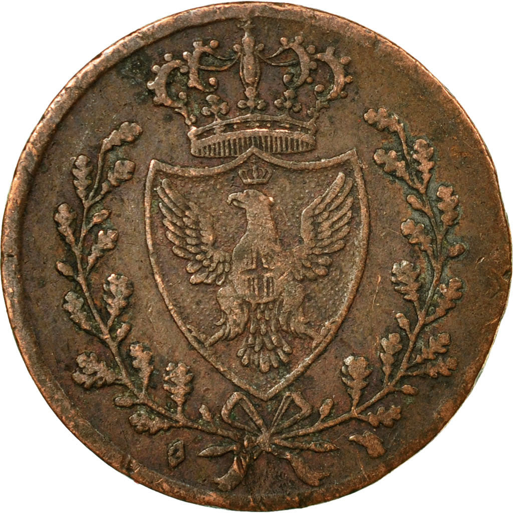 Coin, ITALIAN STATES, SARDINIA, Carlo Felice, Centesimo, 1826, Torino