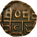 Coin, Bhutan, 1/2 Rupee, Deb, 1790-1840, AU(50-53), Copper