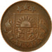 Coin, Latvia, 5 Santimi, 1922, EF(40-45), Bronze, KM:3