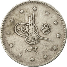 Coin, Turkey, Abdul Hamid II, 2 Kurush, 1906/AH1293, Qustantiniyah, EF(40-45)