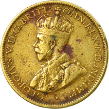 Coin, BRITISH WEST AFRICA, George V, 6 Pence, 1920, EF(40-45), Tin-Brass, KM:11b