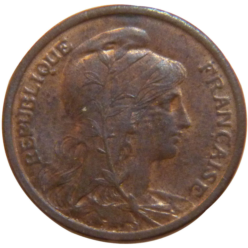 FRANCE, Dupuis, Centime, 1920, Paris, KM #840, AU(55-58), Bronze, 15, Gadoury...