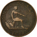Coin, Spain, Provisional Government, 5 Centimos, 1870, VF(30-35), Copper, KM:662