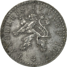 Moneta, Germania, 10 Pfennig, 1917, Lennep, Notgeld, BB, Zinco