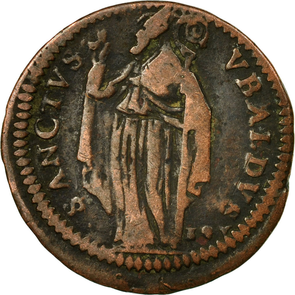 Moneta, STATI ITALIANI, Innocent XIII, Quattrino, MB, Rame